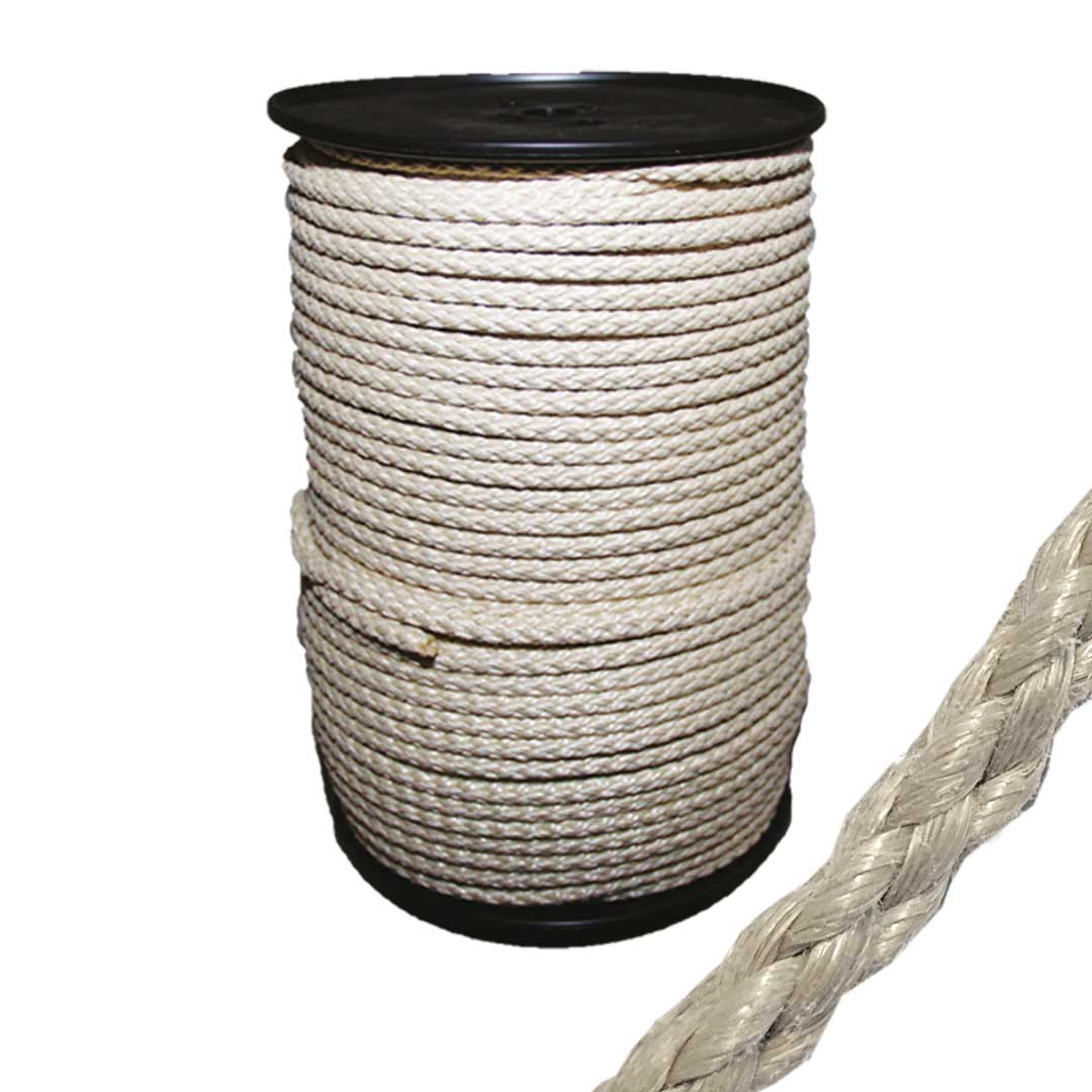 0,68€/1m Leine 8 mm Seil Tauwerk weiß 2m Polypropylen NEU 4713 