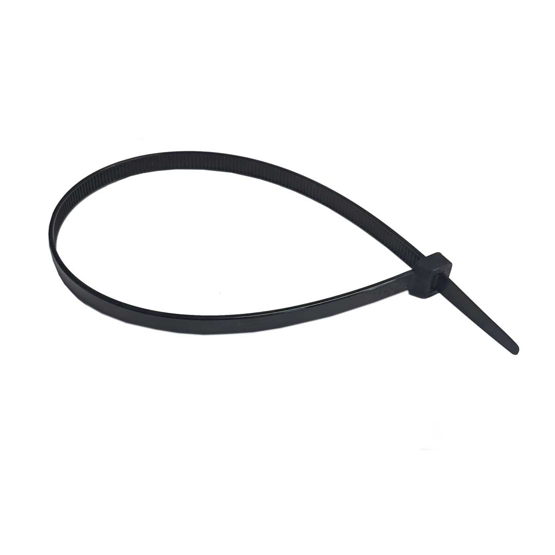 Kabelbinder 380x7,8mm, schwarz, dick, Polyamid 6.6 Nylon, VPE 100 Stk., Ideal für die Befestigung von Abdeckplanen