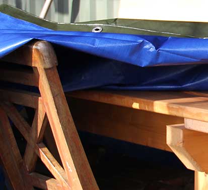 Abdeckplane 3 X 4 M – 80 G/m², Mit Ösen, Wasserdicht, Für Garten, Bau & Camping